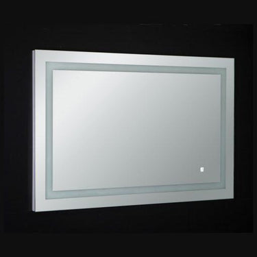 Eviva EVMR52 Deco Piece Wall Mounted Lighted Bathroom Vanity, Backlit LED Mirror with Frame Lights Bathroom Vanity Eviva